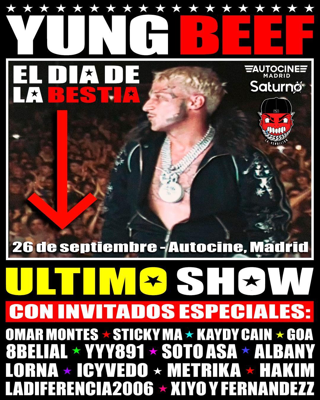CONCIERTO YUNG BEEF | 26 SEPTIEMBRE